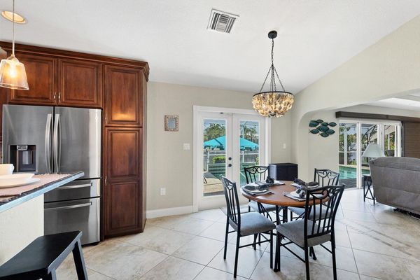 Breakfast table seating four