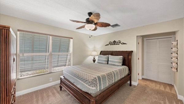 Fourth bedroom with queen bed