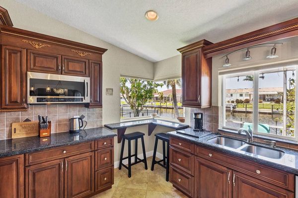 Kitchen space with additional seating nook