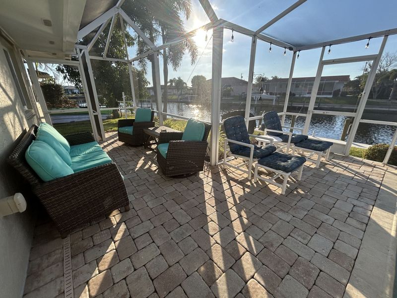 The perfect place for soaking up the sunshine
