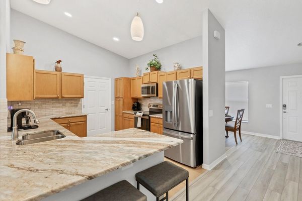 Bright kitchen space