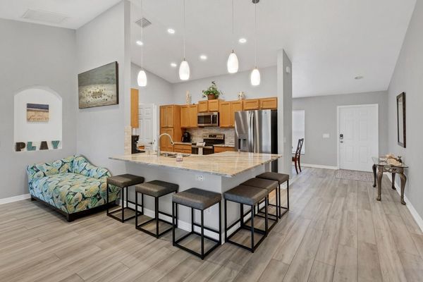 Breakfast bar seating