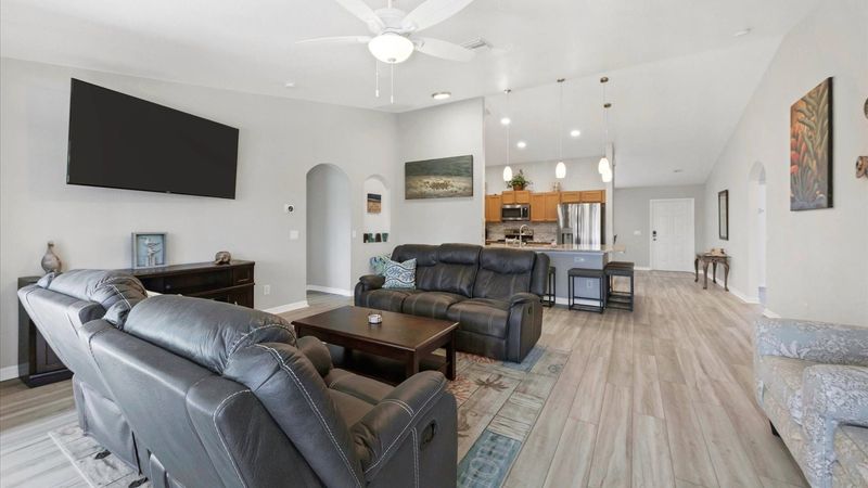 Comfortable living room seating
