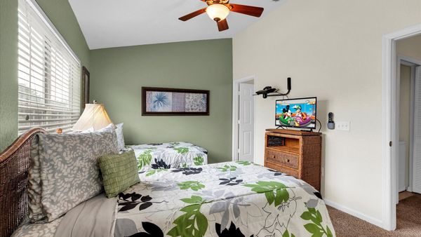 Two Twins Suite Bedroom 2 (Angle)
50"Roku TV (TV has been updated)