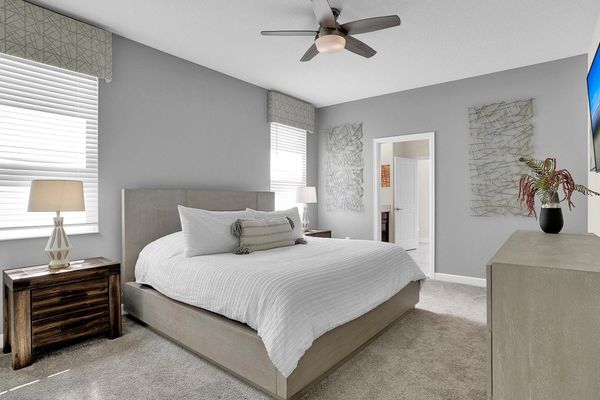 Master King Bedroom 1 Downstairs
Attached Bathroom