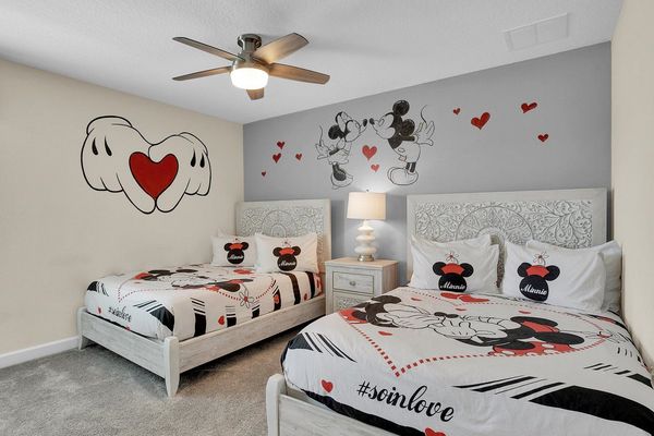 Two Doubles Bedroom 7 Upstairs
Mickey Theme
50" Smart TV