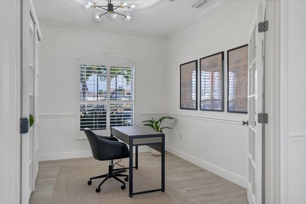 Home Office Area with Murphy bed