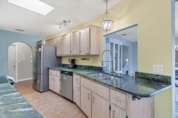 Spacious open kitchen