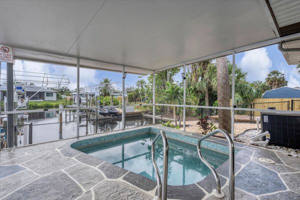 Covered salt-water pool