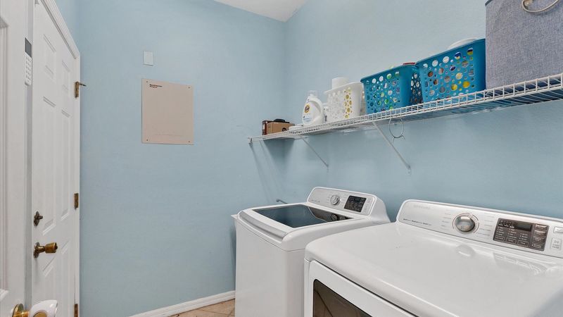 full-size washer & dryer