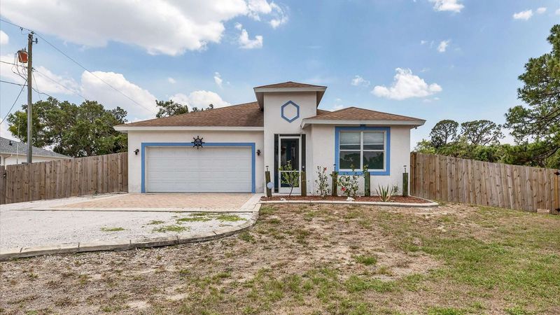 close to beach. Large garage