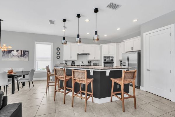 Enjoy casual meals at the breakfast bar or entertain guests in the adjoining dining space