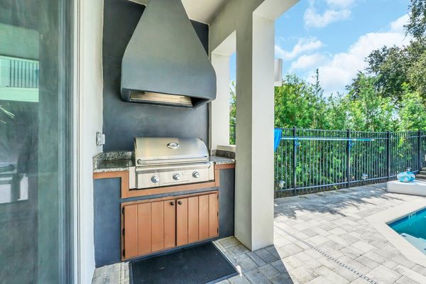 You will love your outdoor dining area with a gas BBQ perfect for the evening grills