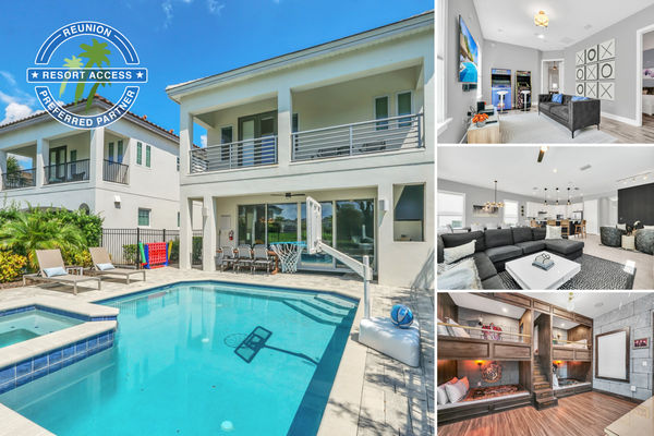 Welcome to Whimsical Way, a modern 5-bedroom, 5.5-bathroom villa located in Reunion Resort! | Photos updated: Sept 2024