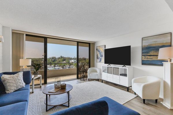 Comfy sectional, large 65" Smart TV