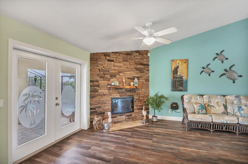 Electric Fireplace for ambiance in the family room
