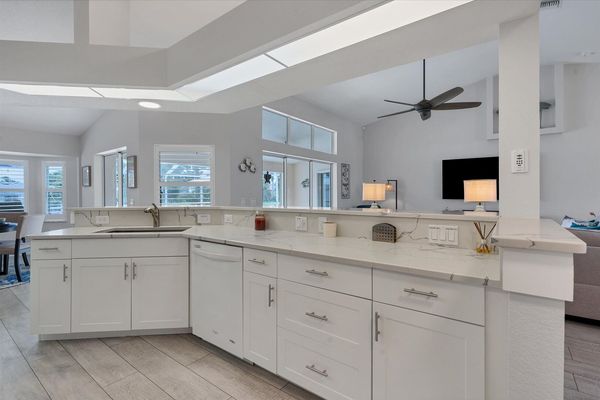 Lots of countertop & storage space.