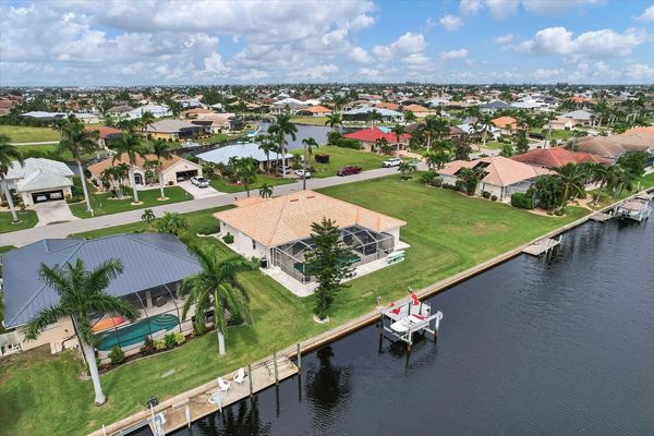 Canal front property in Punta Gorda Isles with dock and water frontage (Boat lift not available)