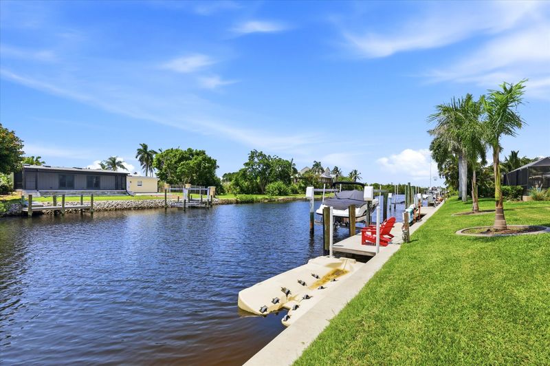 Dock & kayak launch. Complimentary kayaks for use. Dock size: 15' x 7' (Boat lift not available)