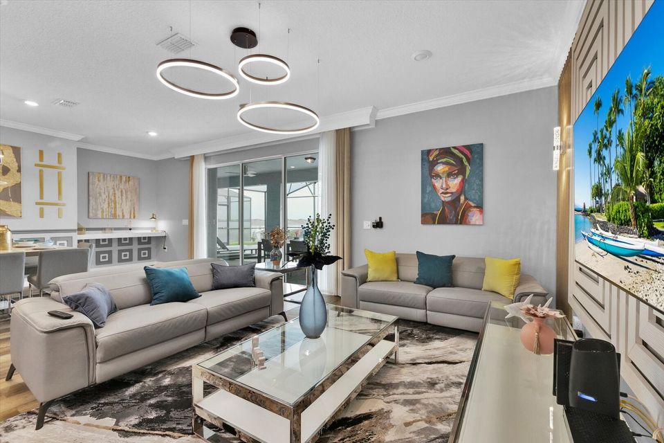 Living Room, 75" Smart TV