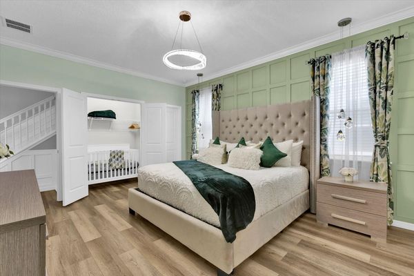 Master Suite 1, King Bed, Downstairs, Attached Bathroom, 50" Smart TV