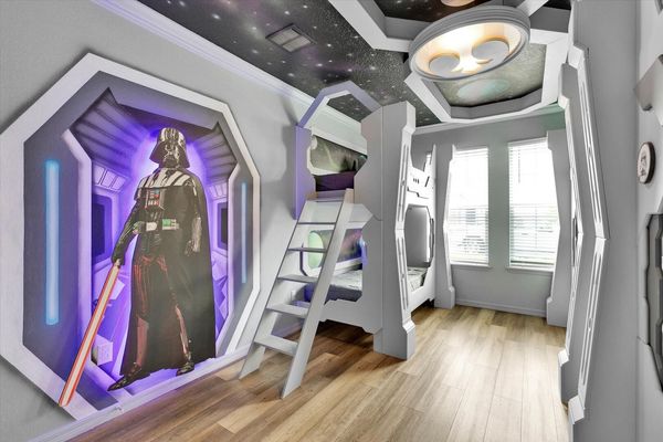 Bedroom 3 - Star Wars, Three Twin/Twin Bunks, Downstairs, No TV