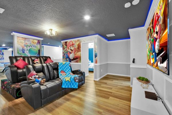 Theater Room Loft - Super Mario, Upstairs, 75" Smart TV
