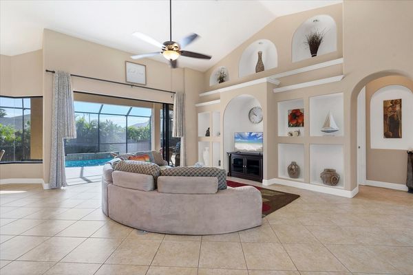 Large wrap-around sofa