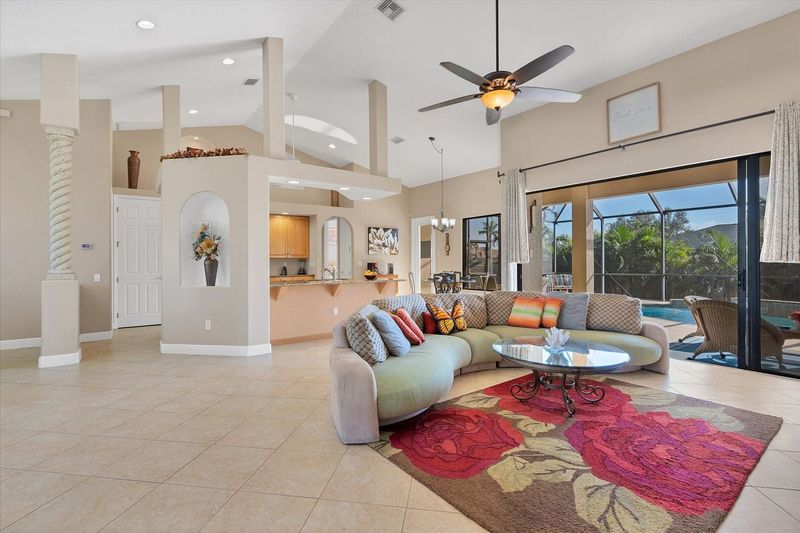 Open plan living space