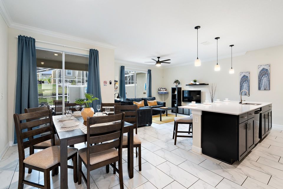 Dining Room/Kitchen/ Living Room