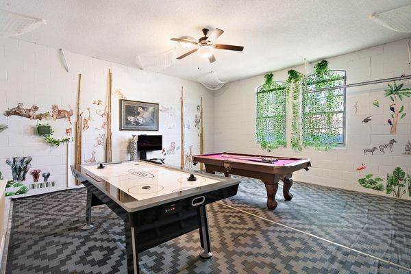 Game Room Downstairs Pool Table Foosball