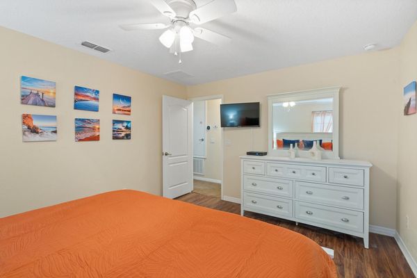 King Suite Bedroom 3 Upstairs 32" TV