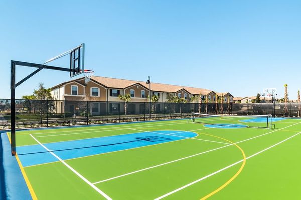 Basketball/Tennis Court