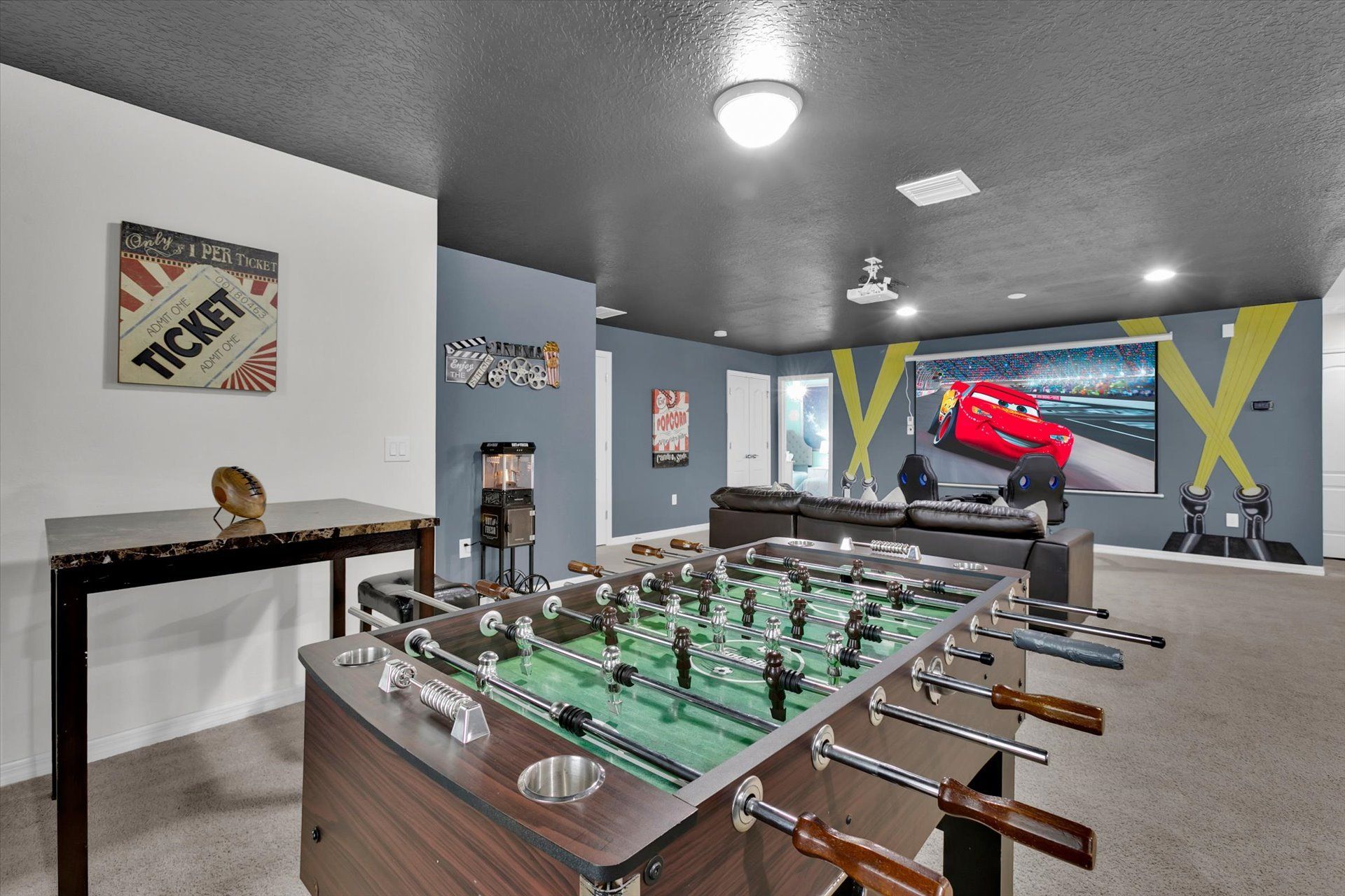 Theater Room in Loft (Angle 2)