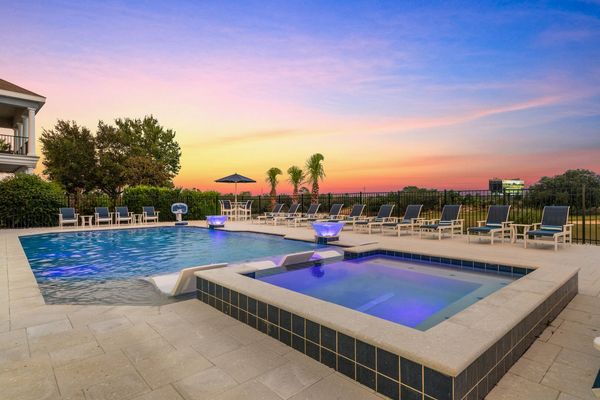 Take a morning lap or simply swim all day in your large private pool and spa