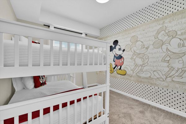 Double/Double Bunk + Twin Trundle Bedroom 2 (Angle)