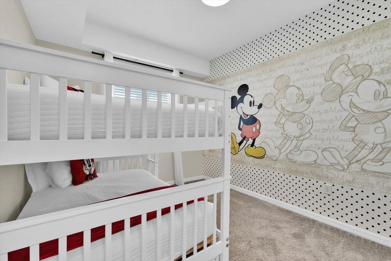 Double/Double Bunk + Twin Trundle Bedroom 2 (Angle)