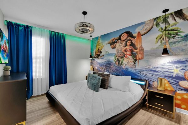 Master Suite Bedroom 6 - Moana, King Bed, Upstairs, Attached Bathroom, 50" Smart TV