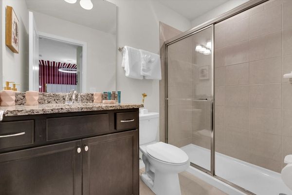 Master Suite Bathroom 7, Shower, Upstairs