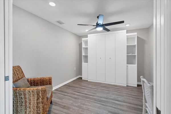 3rd room with office space and a full size Murphy bed.