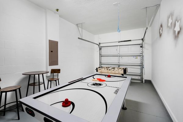Game Room Air Hockey/Ping Pong Table Combo, Foosball