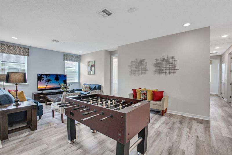 Loft
65" Roku TV
Foosball