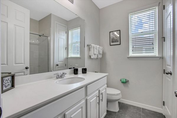King Suite Bathroom 2 Upstairs
Shower