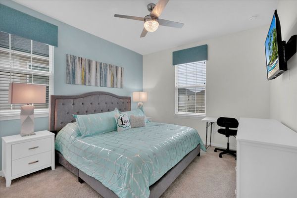 King Suite Bedroom 2 Upstairs
Attached Bathroom
Bed 2