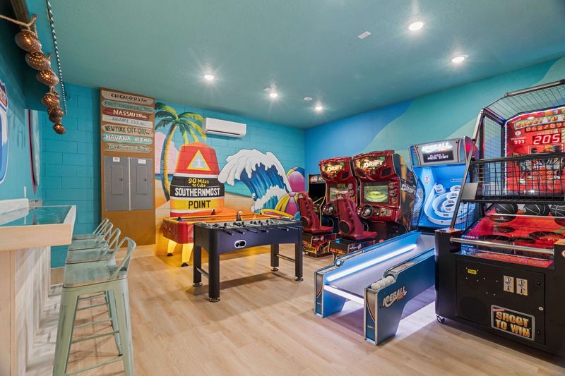 Have a blast in the game room, equipped with classic arcades and other fun games for endless entertainment