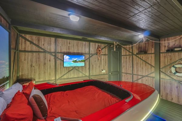 Enjoy this out of this world experience when you stay in this bedroom