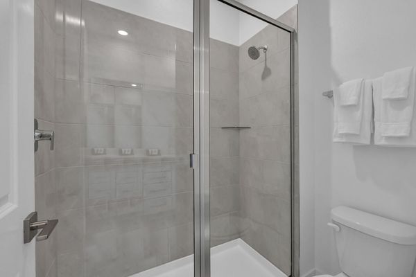 En-suite with walk-in shower