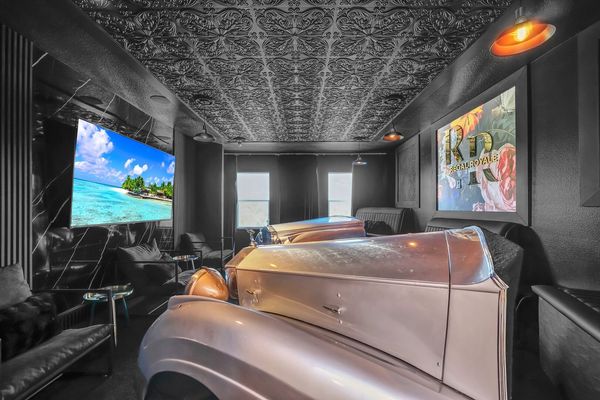 Plush seating, styled to evoke the opulence of a high-end car