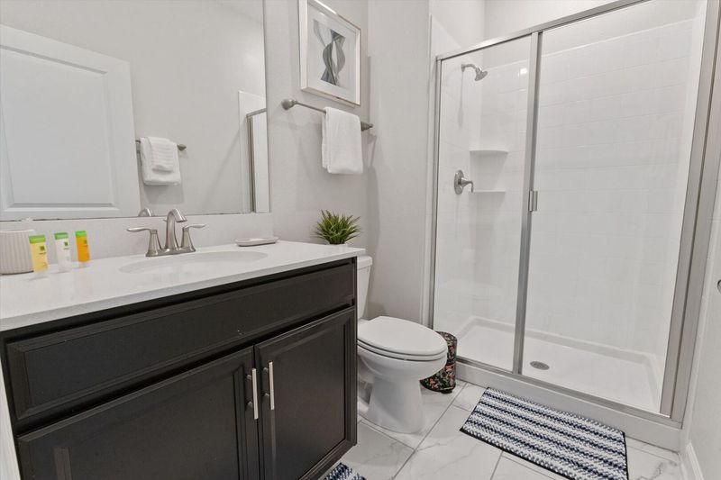 Hall Bathroom 3, Downstairs
Shower