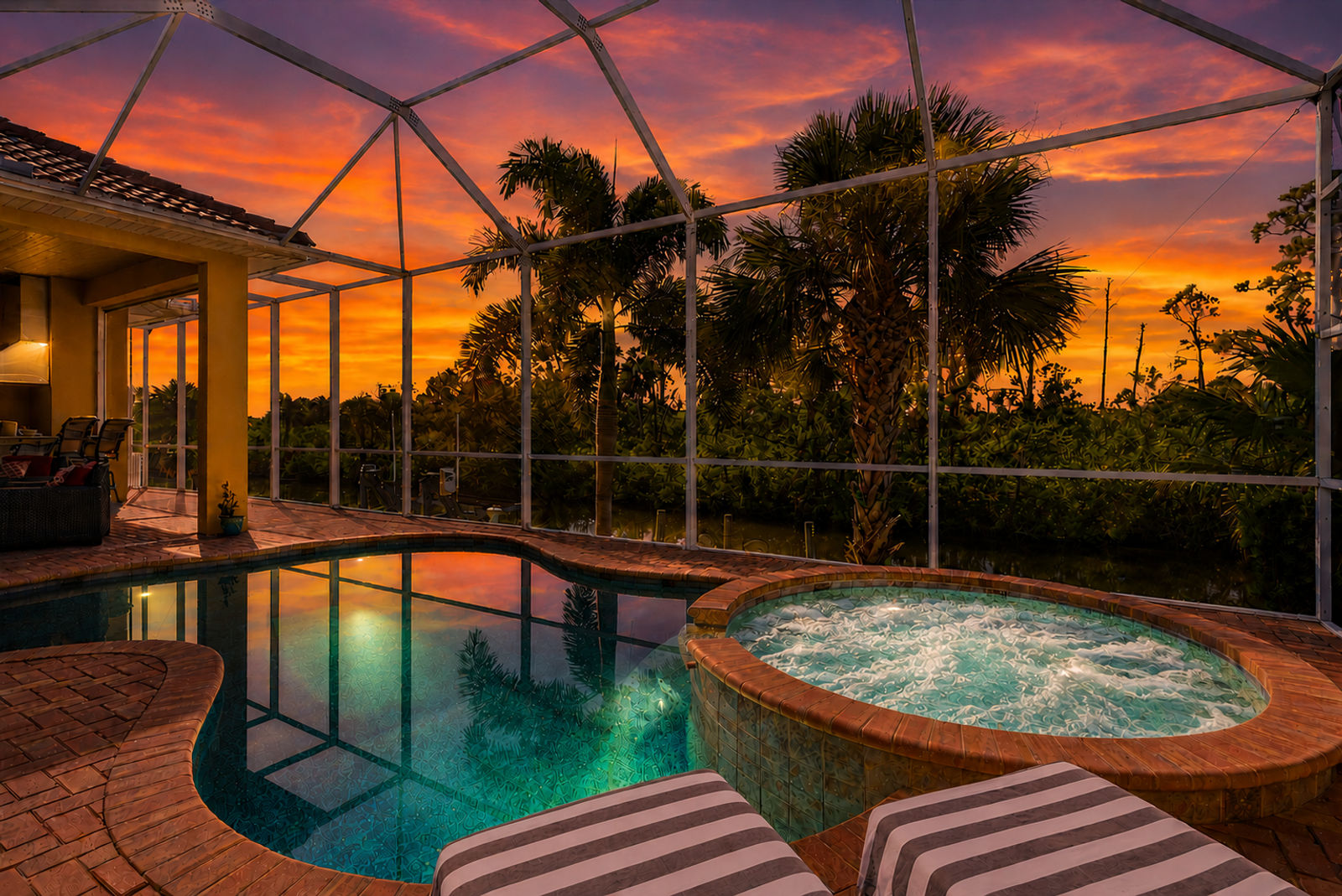 Welcome to Champagne Sunset. Relax, unwind, and enjoy